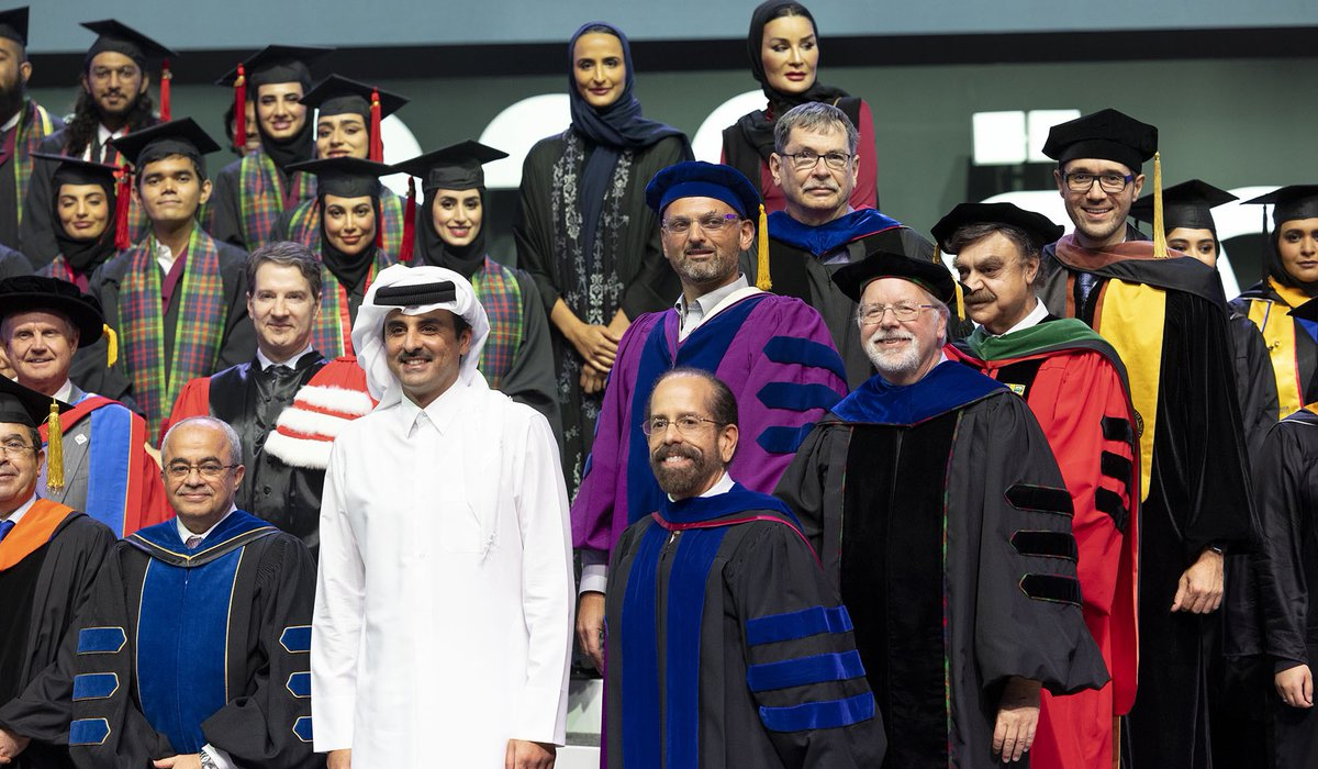 HH the Amir Attends Convocation Ceremony of Qatar Foundation Graduates